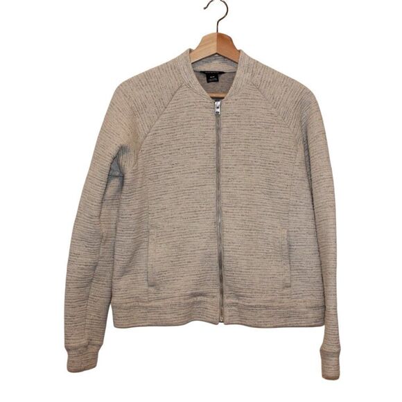 Club Monaco Gray Textured Jacket  women’s  Size M - Picture 1 of 9